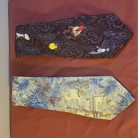 1994 Looney Tunes Mania Tie & ArtSmart Egyptian Series *Voyage Pittoresque* Tie - Picture 1 of 4